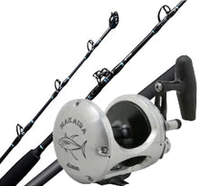 Load image into Gallery viewer, Okuma Makaira 30II Silver &amp; ECS Custom 6’4 Combo
