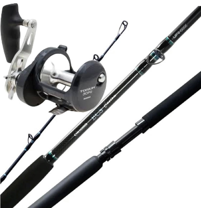 Shimano Torium 30PG Star Drag & Okuma ECS Custom 6’ Heavy Casting Combo