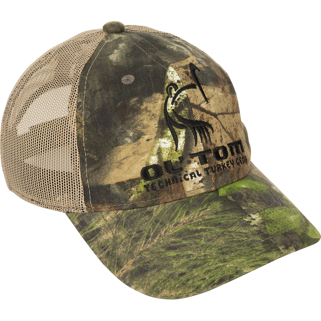 Drake Camo Mesh Back Ol' Tom Logo Cap