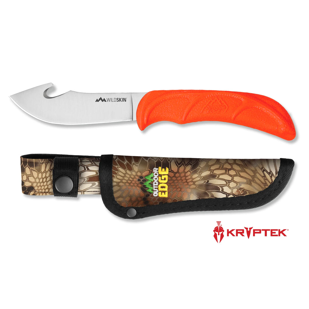 Outdoor Edge WildSkin Skinning Knife with Gut Hook