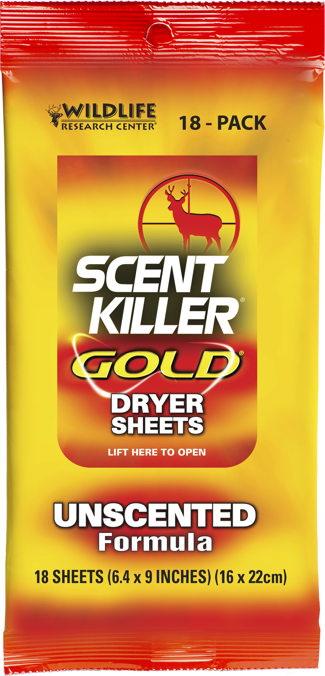 Scent Killer Gold Dryer Sheets / Wildlife Research Center