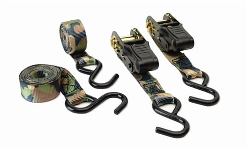 HME Camo Ratchet Tie Down (4 Pack)