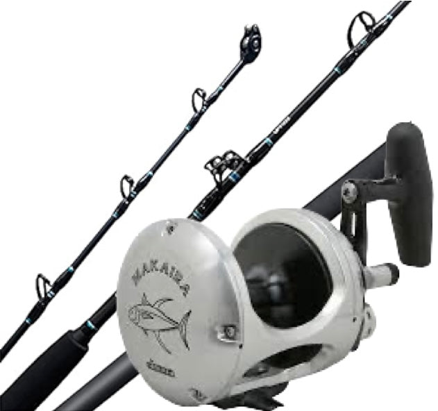 Okuma Makaira 50WII Silver & ECS Custom 6’ Combo