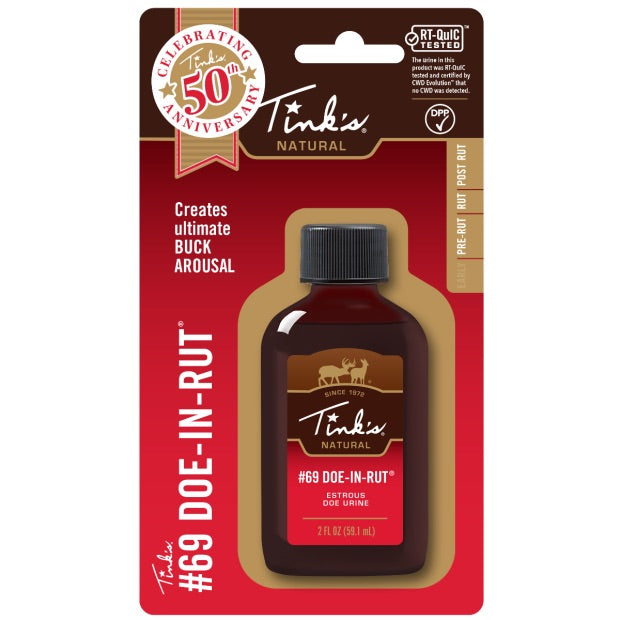 Tink's® #69 Doe-In-Rut® Buck Lure 2oz Bottle