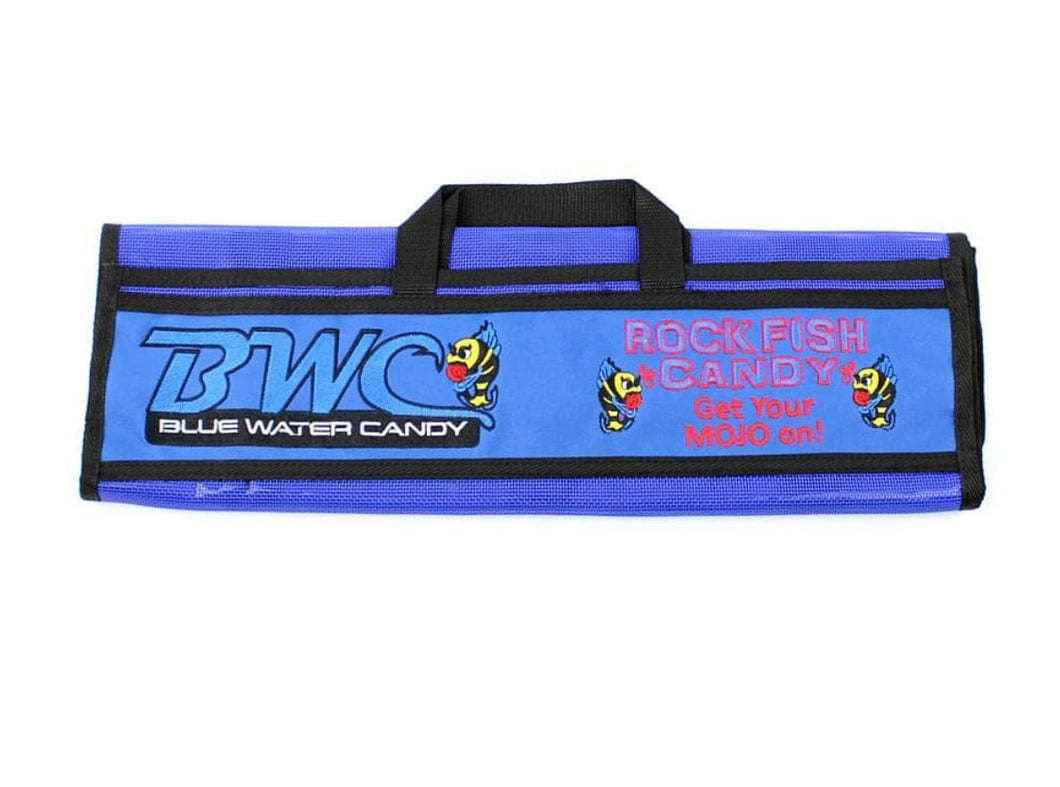 Blue Water Candy 6 Pocket Roll Up Bag