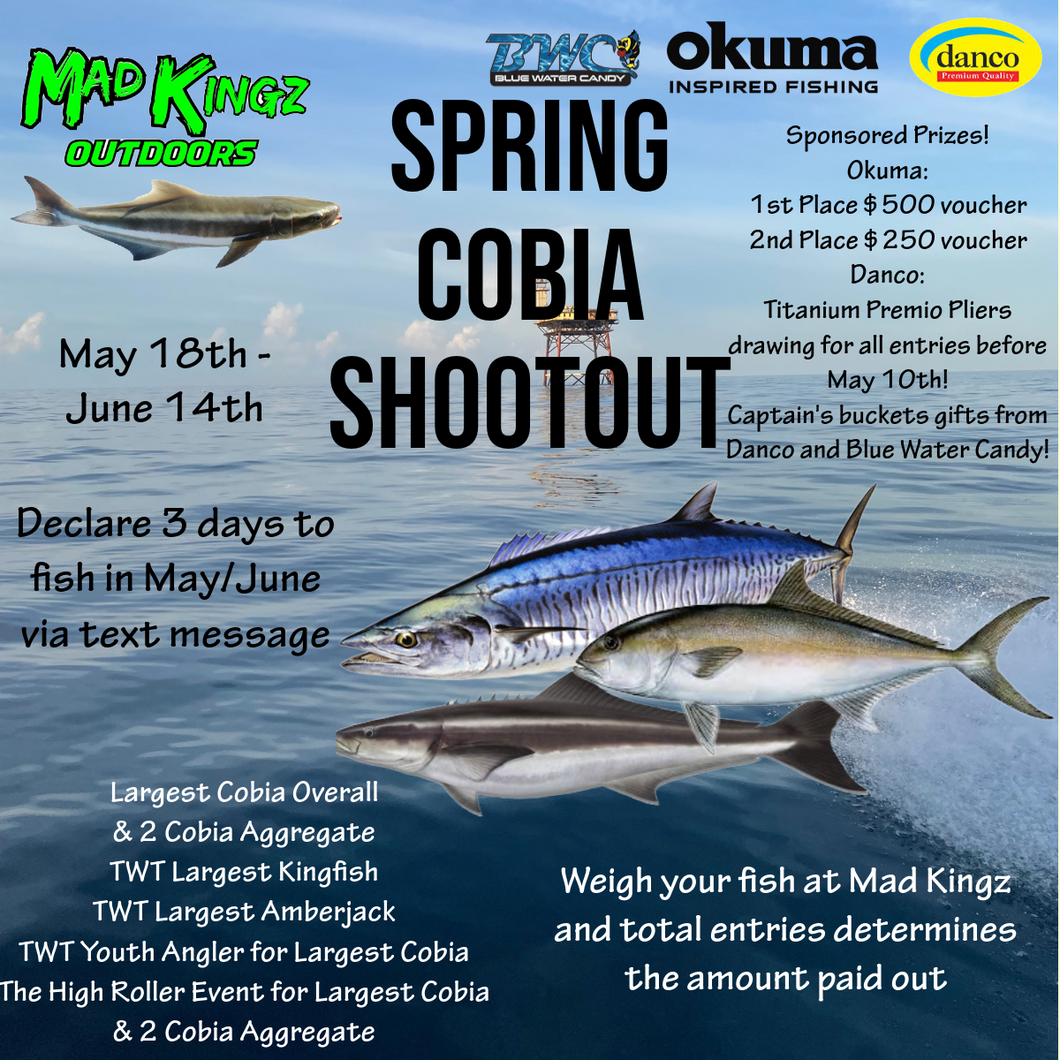 Enter the Spring Cobia Shootout