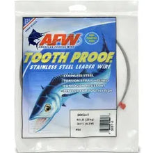 Load image into Gallery viewer, AFW Tooth Proof Stainless Steel Leader Wire
