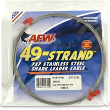 Load image into Gallery viewer, AFW 49-Strand 7x7 Stainless Steel Shark Leader Cable
