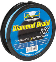 Load image into Gallery viewer, Diamond Braid 8X Solid 300 yards Generation 3
