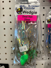 Load image into Gallery viewer, Blue Water Candy Wedgie Dead Bait Diver
