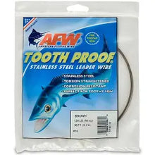 Load image into Gallery viewer, AFW Tooth Proof Stainless Steel Leader Wire
