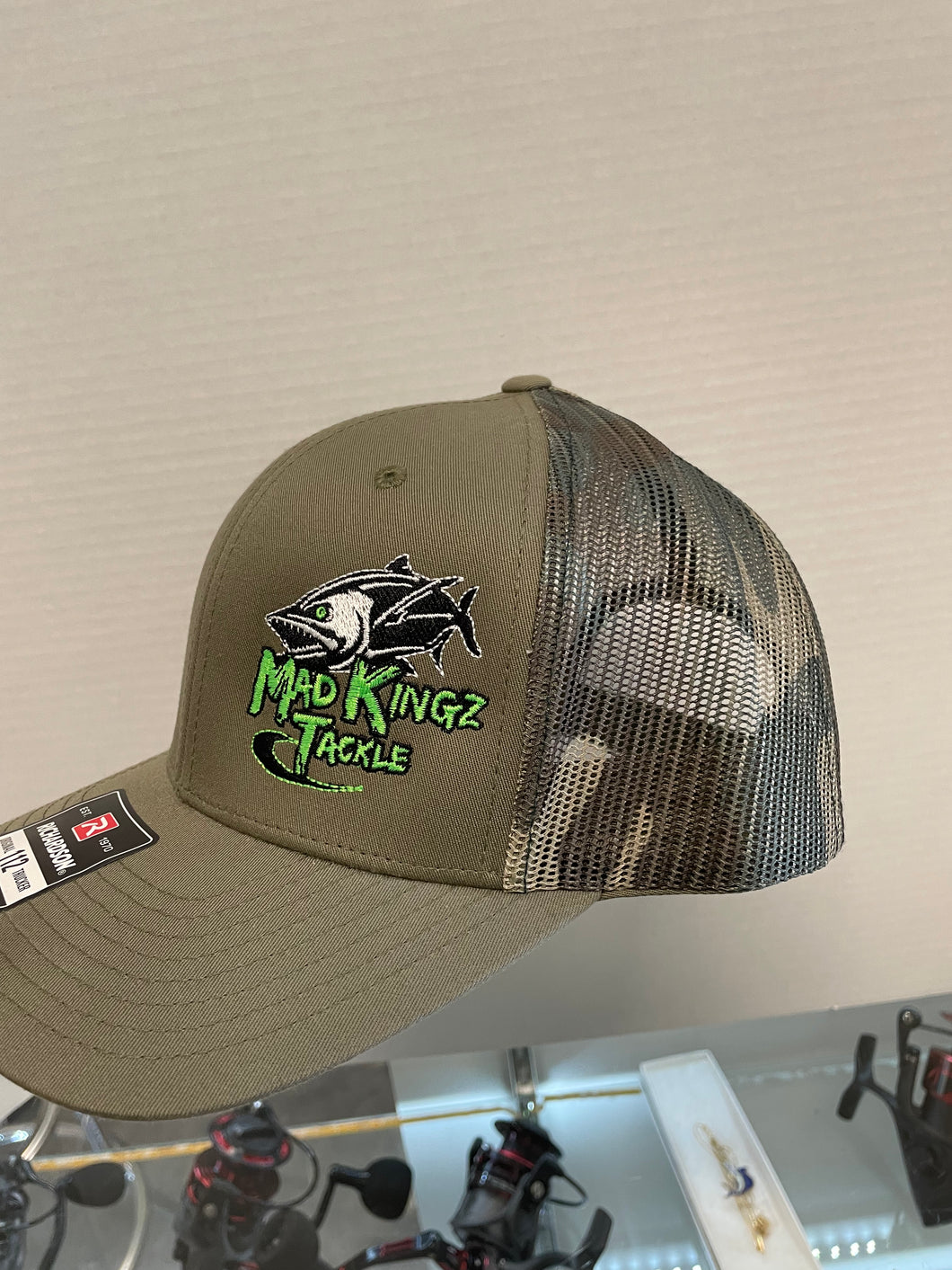 Madkingz Richardson Hat Olive - Camo Mesh