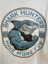 Load image into Gallery viewer, Shark Hunters Have More Fun T-Shirt
